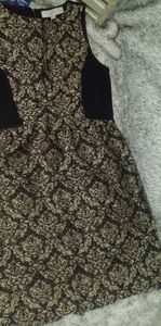 Cocktail Dress Black & Gold Dress Petite 2P